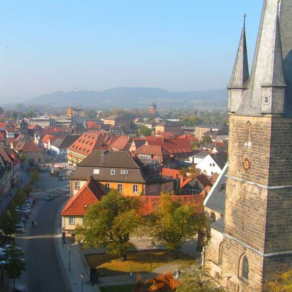 Blick vom oberen Torturm